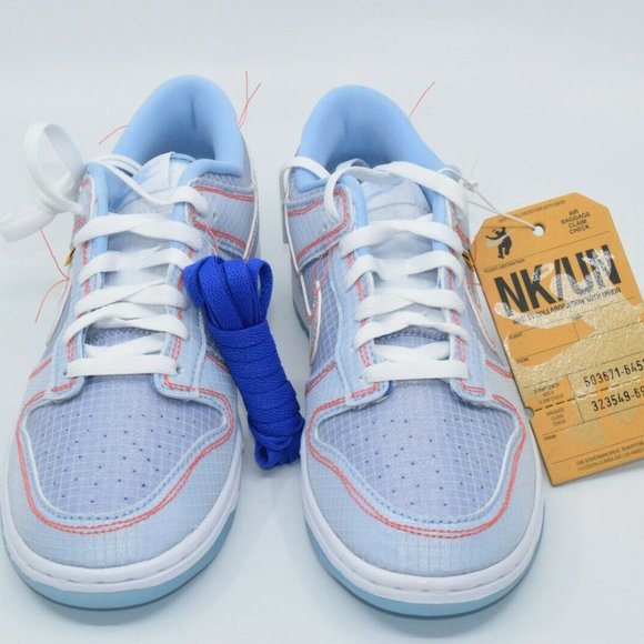Nike Dunk Low x Union Passport Pack Argon Size 7 DJ9649-400 - Picture 2 of 10